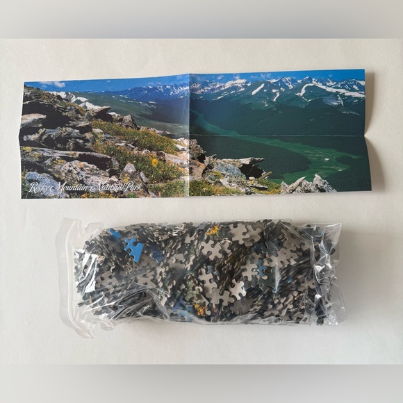 Never Summer Mountains Rocky Mountain National Park Panoramic Puzzle 14 x 39" - Picture 7 of 7